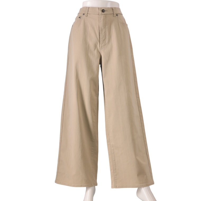 Oh My Tailor エクストラストレッチデニム美脚ワイドパンツ