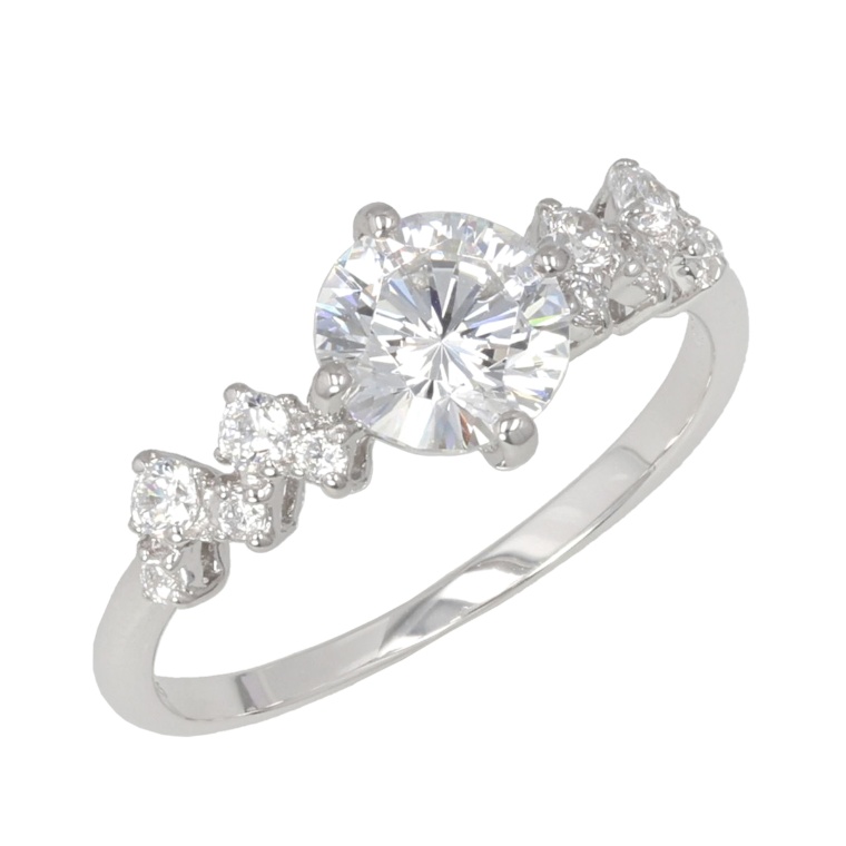 DMQ ヴィーナスアロー SV925 デザインリング約1.0ct