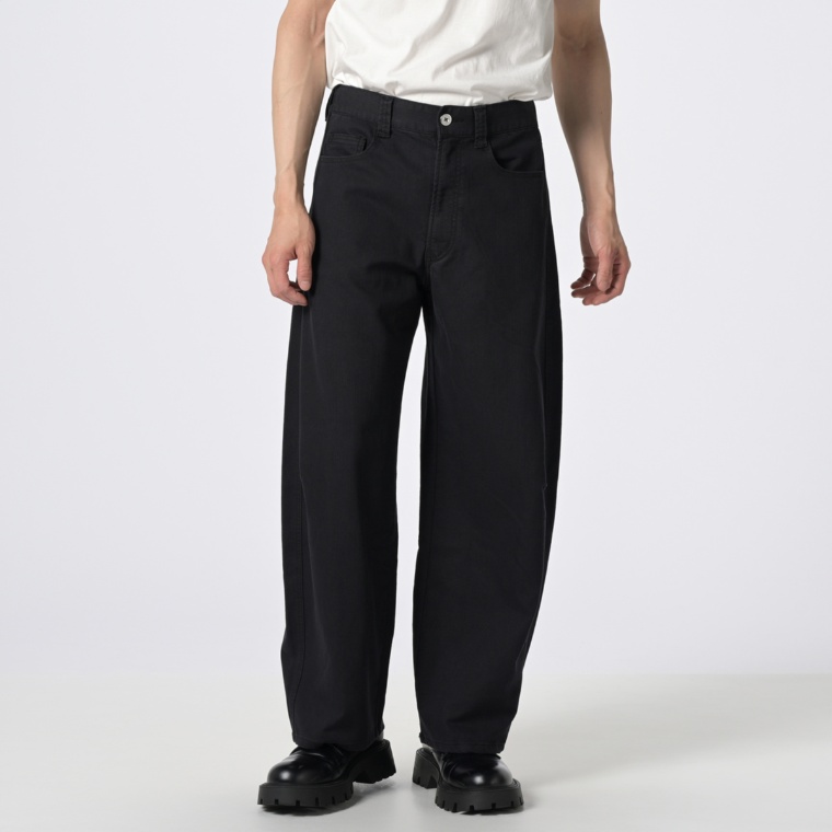 Lucca ストレッチデニムバレルパンツ