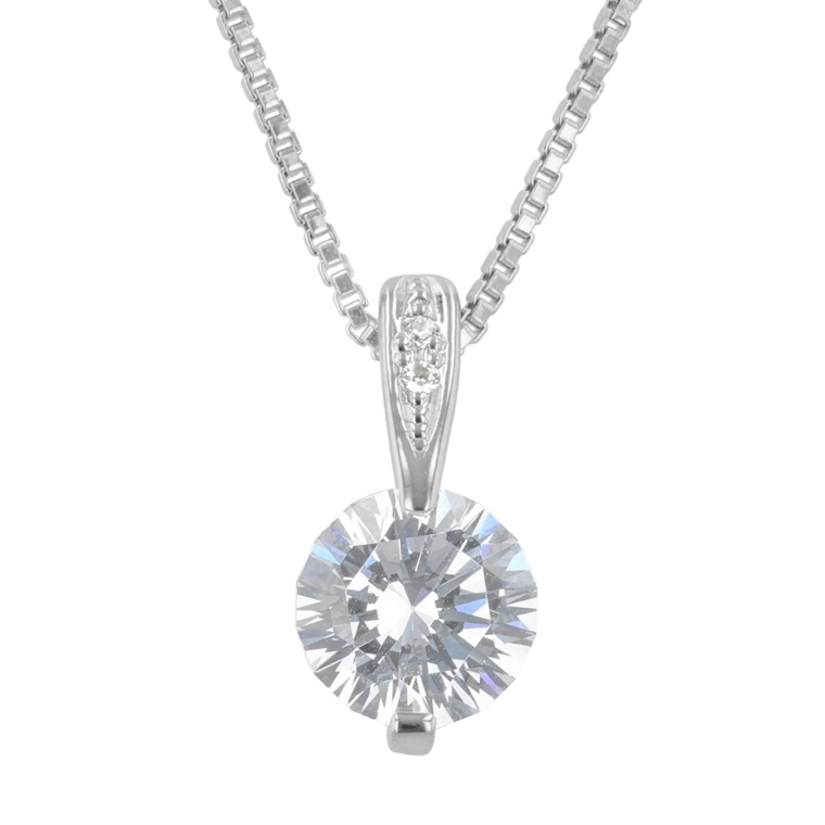 DIAMONIQUEヴィーナスアロー SV925 ペンダント約2.0ct