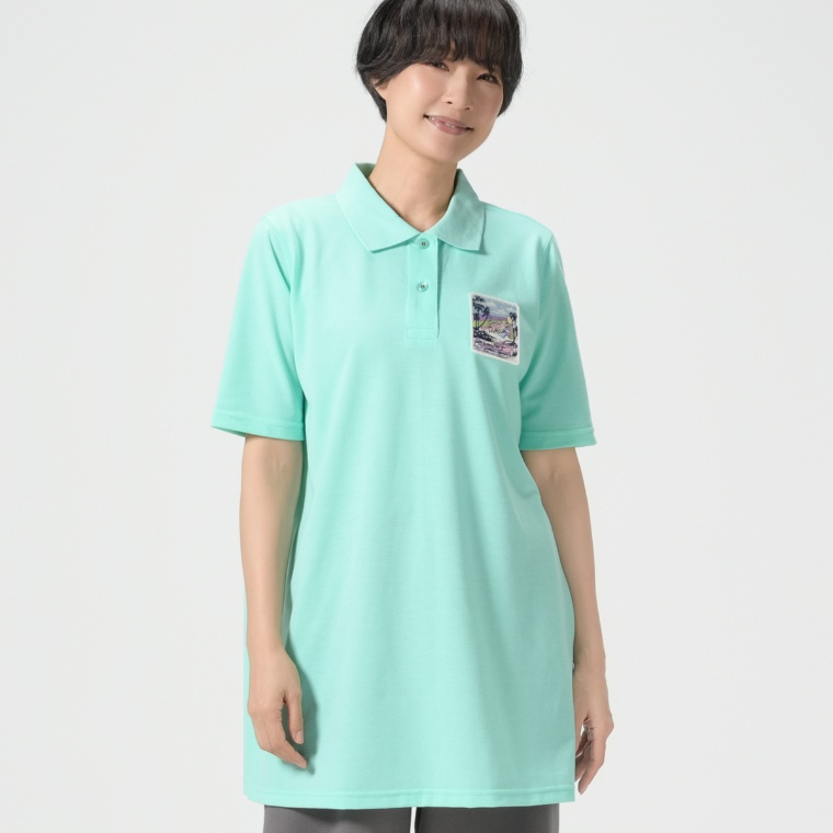 PERSONS ポロ衿チュニック