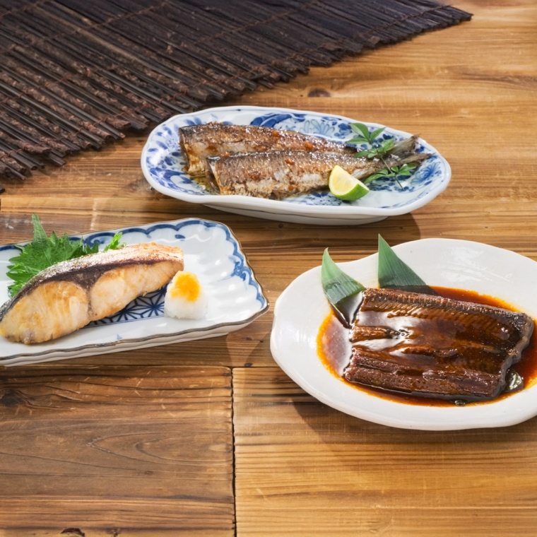おつとめ品  西京漬・蒲焼・生姜漬セット