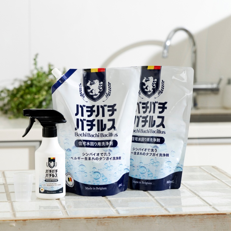 バチバチバチルス シンバイオ洗浄剤800ml×2 スプレー付