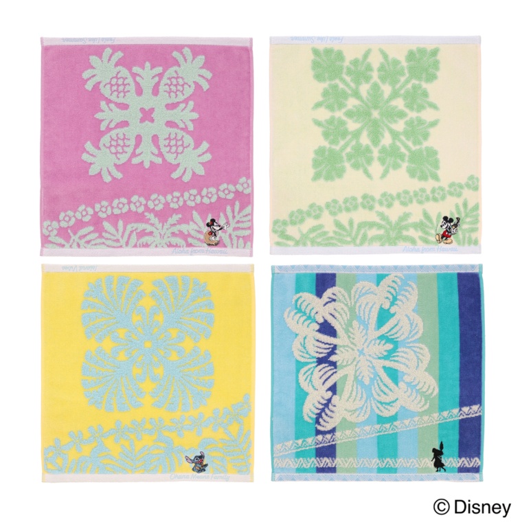 キャシーマム＜Disney＞ハンドタオル4枚セット 約34×35cm
