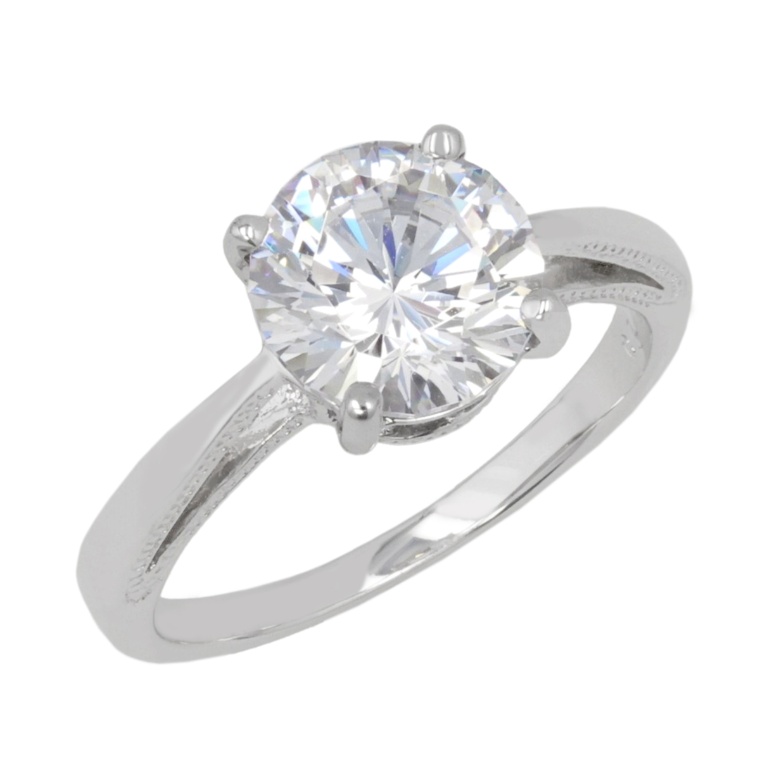 DIAMONIQUE ヴィーナスアロー SV925 リング 約2.0ct