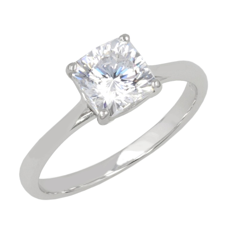 DMQ ヴィーナスアロー SV925 スクエアリング 約1.25ct