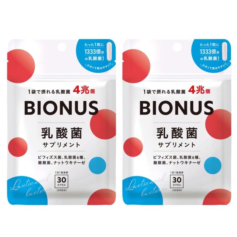 BIONUS 乳酸菌サプリメント 約60日分