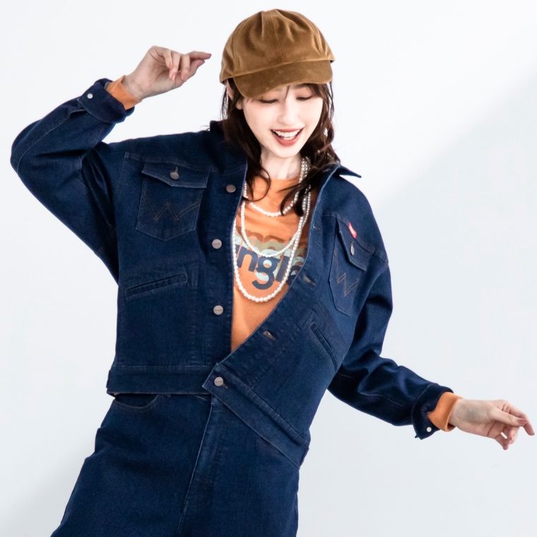Wrangler リラックススタイルストレッチデニムジャケット
