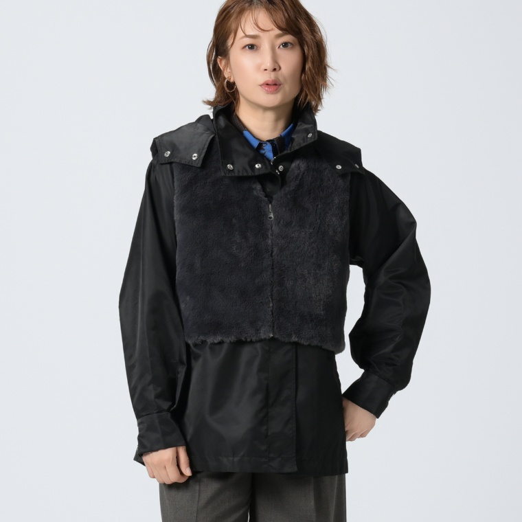 MORNMAGIE ジレ付き3WAYマウンテンパーカー