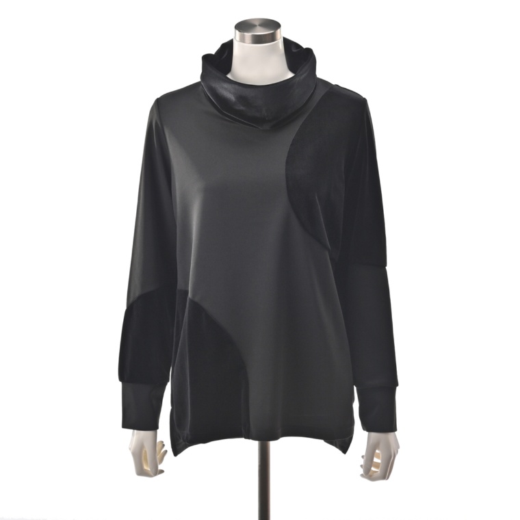 BOUTIQUE JUNKO ベロアドットプルオーバー
