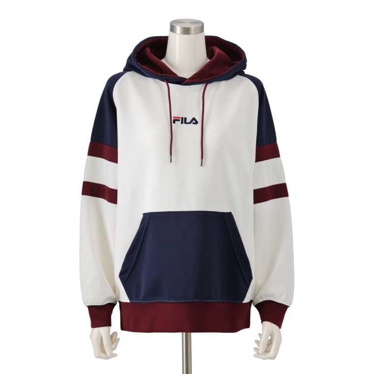 FILA UV ヘリテージカラーブロッキングフーディ