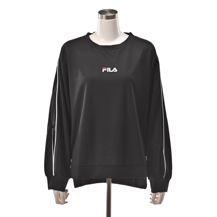 FILA UV フレアラインスリーブデザイントップス