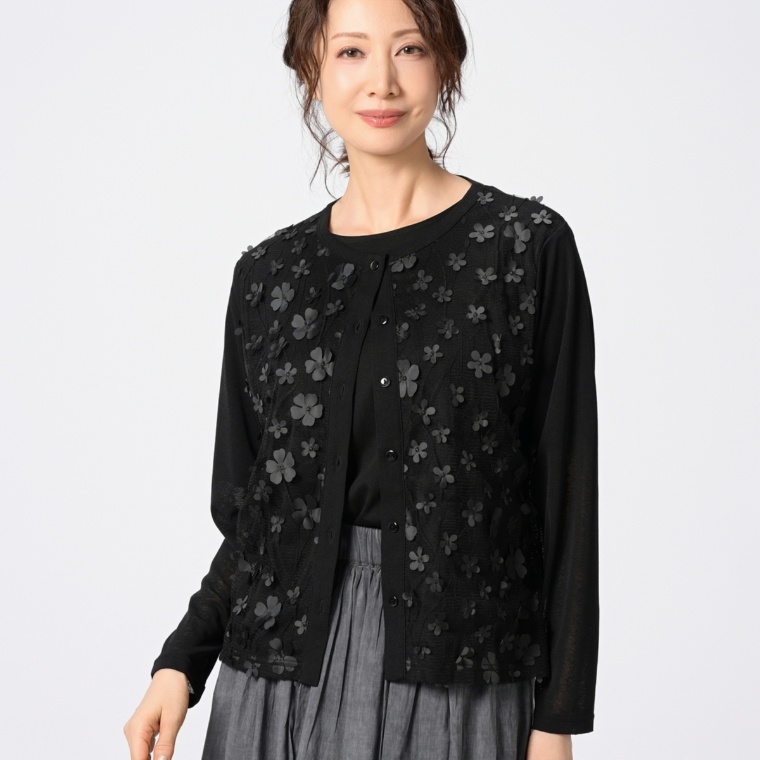 Pomelo カットワーク刺繍アンサンブル
