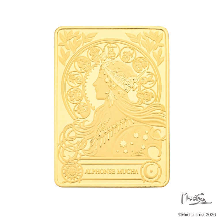 純金アート ミュシャ「黄道十二宮」20g