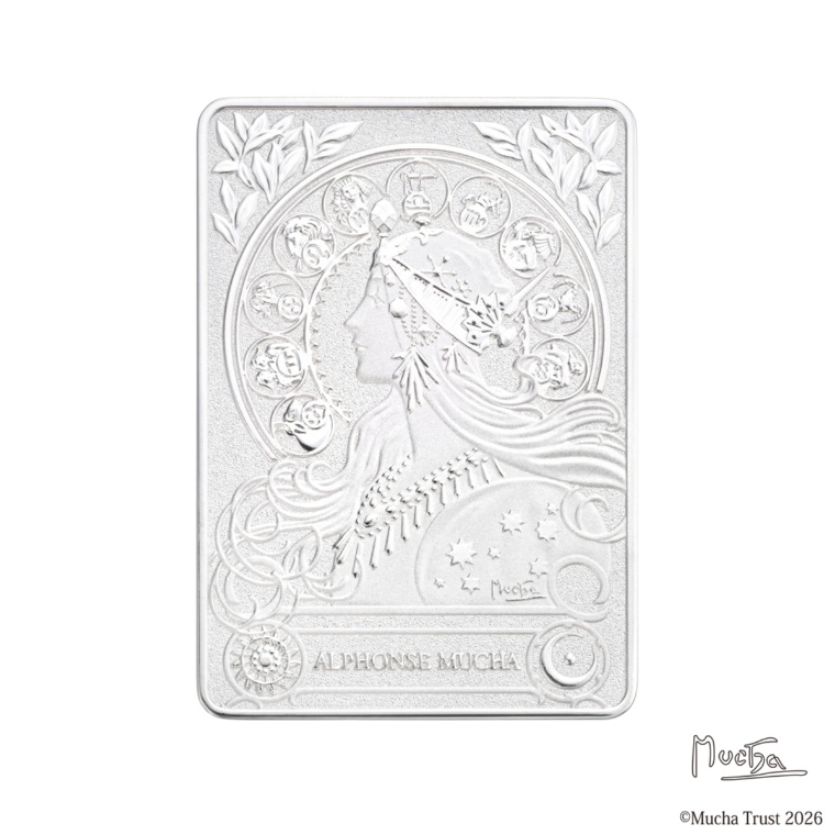 純プラチナアート ミュシャ「黄道十二宮」20g