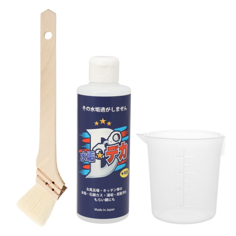 水垢デカ除菌もできる水垢取り用洗浄剤180ml