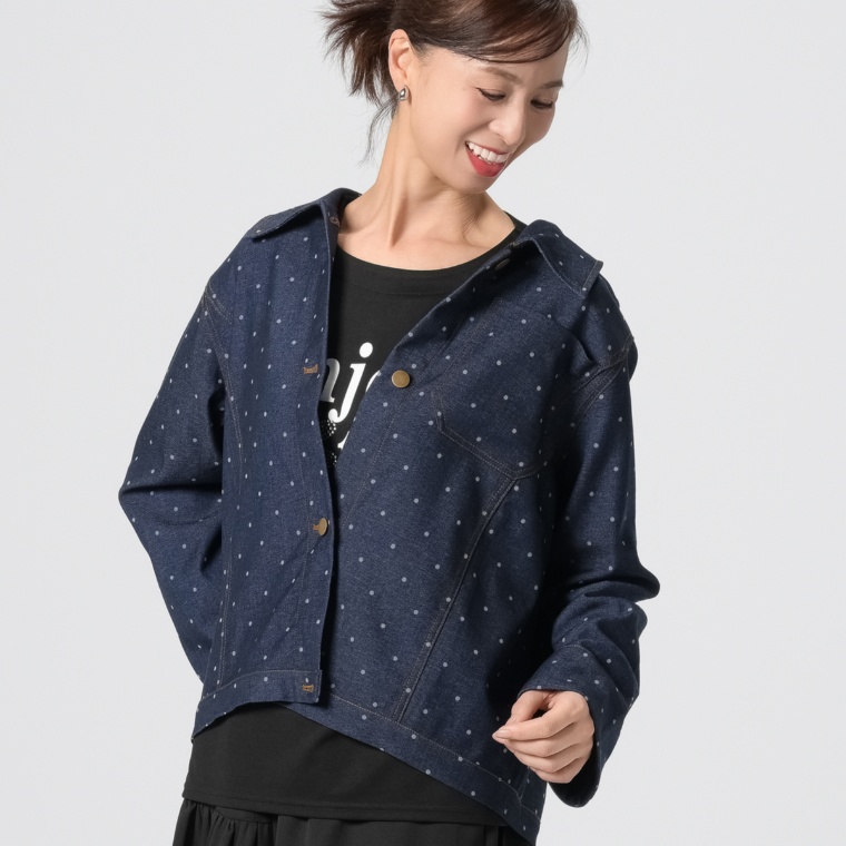 KILA MODA 裏地で魅せるデニムニットジャケット