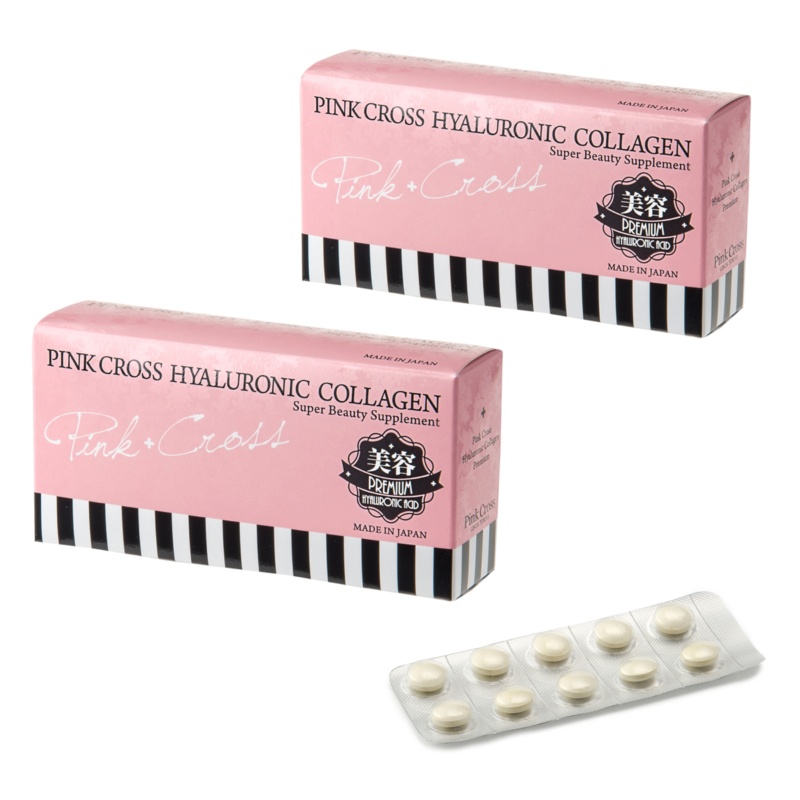 ピンククロス 飲むヒアルロン酸コラーゲン プレミアム 2箱セット