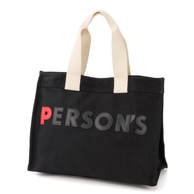 PERSONS 帆布ロゴビッグトート